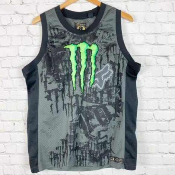 Fox Other - Fox Racing Monster Energy Tank Top Jersey Shirt